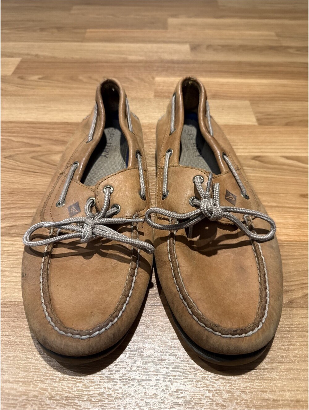 Sperry Top-Sider Boat Shoes Sneakers Mens Size 11M Tan Leather 0777894 Brown